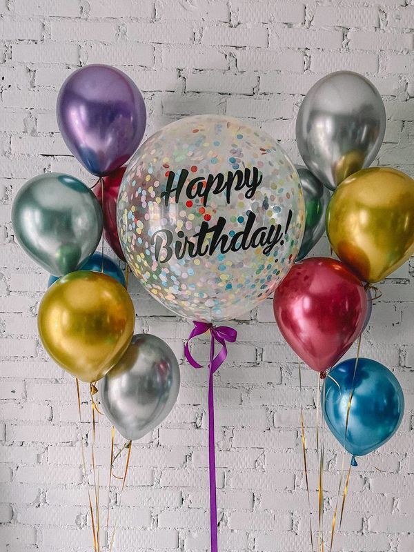 Набор шаров Happy Birthday