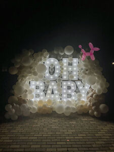 Фотозона на гендер пати "Oh baby"